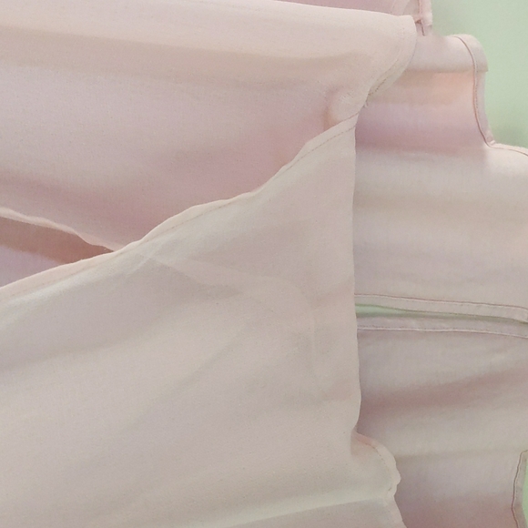 Chadwick's of Boston High Low Pleated Top S Dusty Rose - Picture 5 of 16